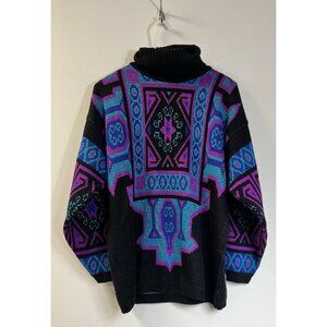 Woman’s Vintage/Retro Colorful Sweater Size Small 💜